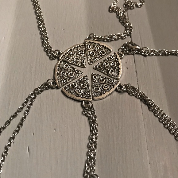 New 6pcs Pizza Friendship Necklaces 🍕 🎉 - Picture 3 of 6